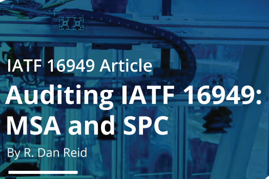Auditing IATF 16949: MSA and SPC